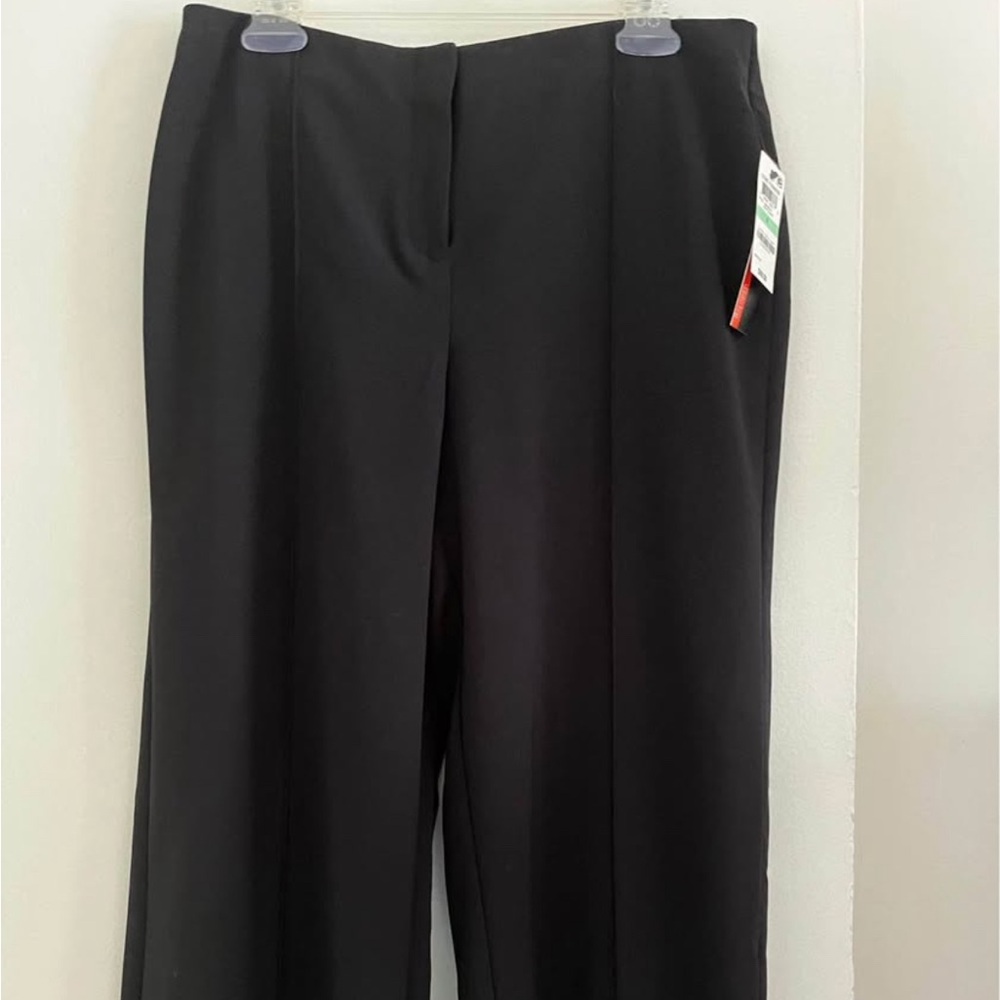 NWT Alfani Wide Leg Woman’s Black Dress  Pants Size 8